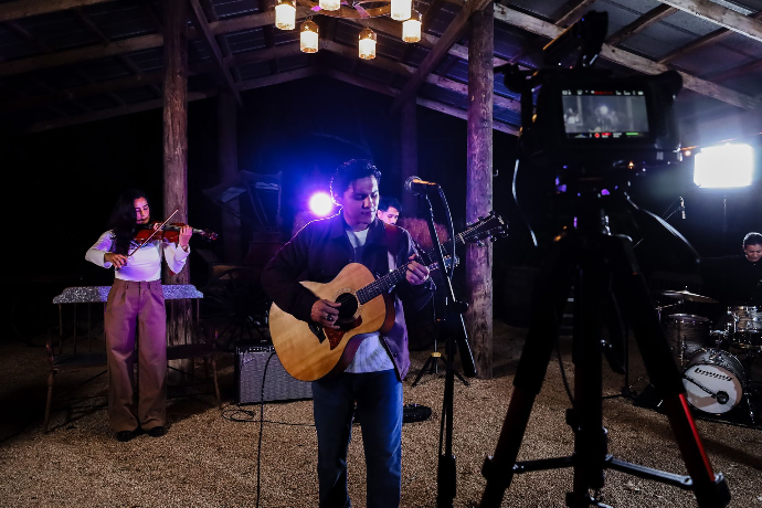 Cinematic music video production and live performance filming by Visage Studios by Jei